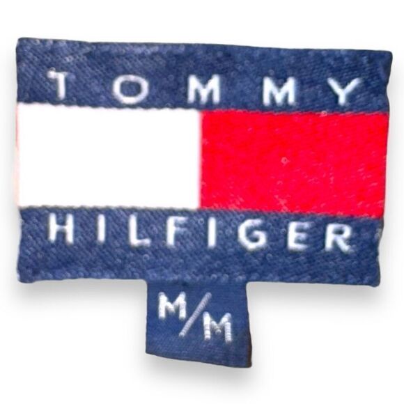80s Tommy Hilfiger Print Iconic Oxford Button Down Shirt M - Picture 2 of 8